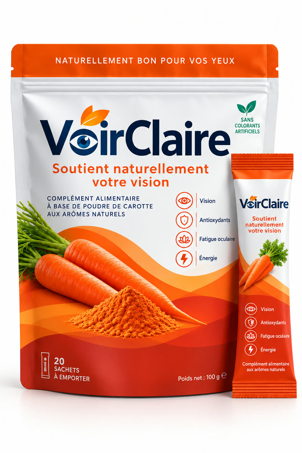 Boîte et sachet VoirClaire